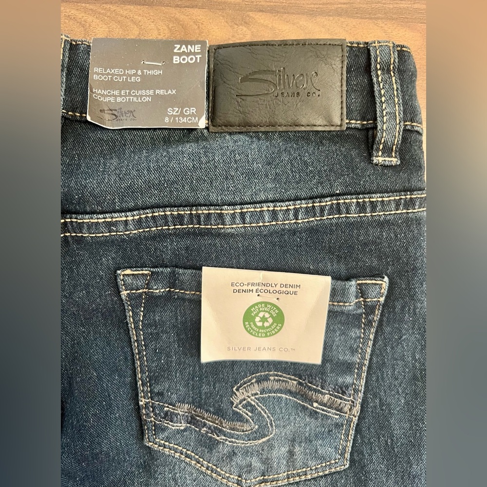 NWT SILVER Dark Blue Jeans - Picture 2 of 7